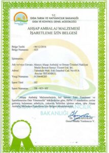 ispm akasya izin belgesi